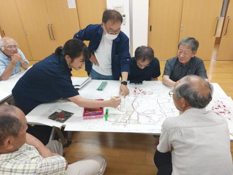 作業のようす