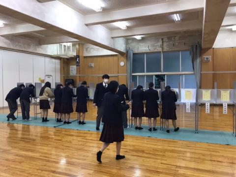 小笠高校模擬選挙4