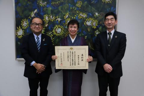 中嶌るり子さん表敬訪問3