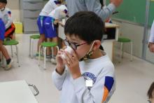 内田小お茶の淹れ方3