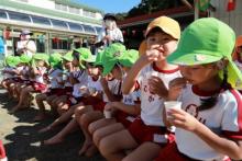 ポン菓子実演